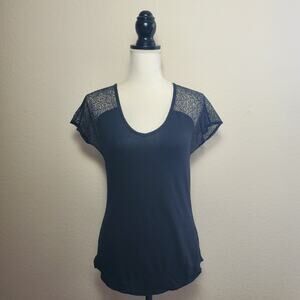 Express Short Sleeve Pullover Top Small